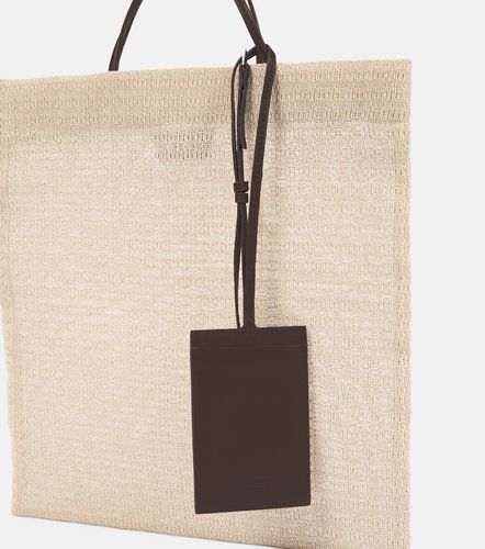 Barn Mini leather-trimmed tote bag - The Row - Modalova