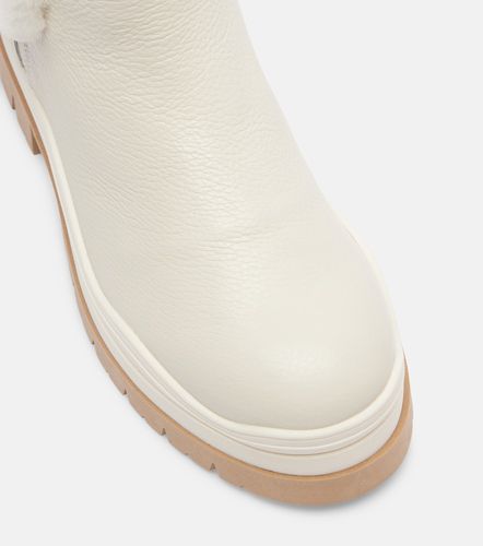 Arosa shearling-lined leather ankle boots - Bogner - Modalova