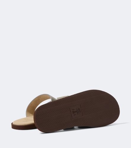 Logo suede sandals - Brunello Cucinelli - Modalova