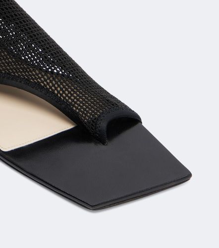 Mules Edge Stretch de malla con piel - Christen - Modalova