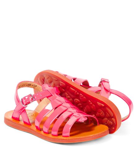 Sandalias Plagette Strap de piel - Pom d'Api - Modalova