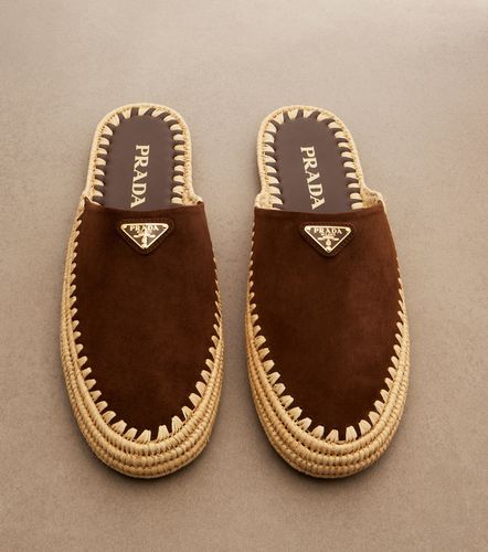 Prada Mules in suede - Prada - Modalova