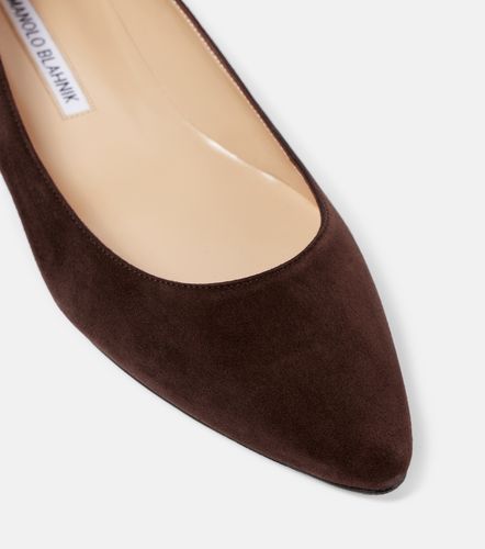 Bailarinas Lanza BB de ante - Manolo Blahnik - Modalova