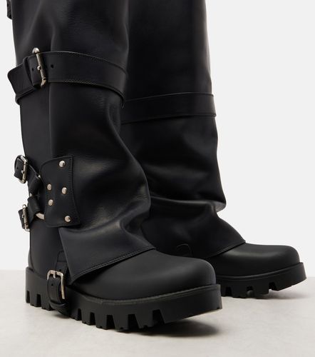 Dolce&Gabbana Leather biker boots - Dolce&Gabbana - Modalova