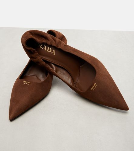 Prada Salones 55 de ante con logo - Prada - Modalova