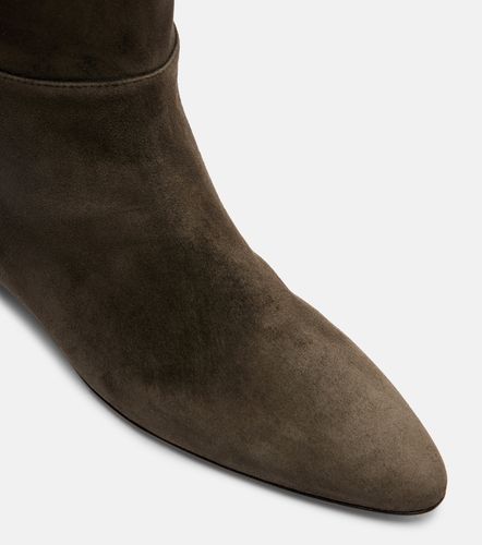 Suede knee-high boots - Gianvito Rossi - Modalova