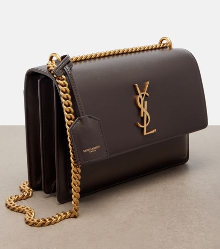 Cassandre leather shoulder bag - Saint Laurent - Modalova