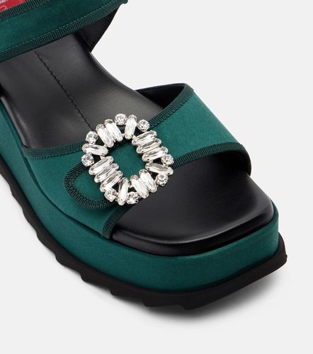 Slidy Viv' leather platform sandals - Roger Vivier - Modalova