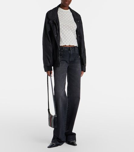Pullover GG in misto cotone devoré - Gucci - Modalova