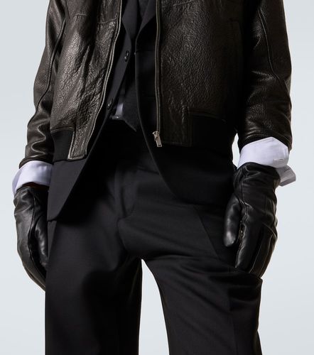 Saint Laurent Leather bomber jacket - Saint Laurent - Modalova