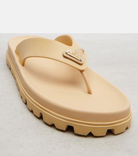 Prada Sandali infradito con logo - Prada - Modalova