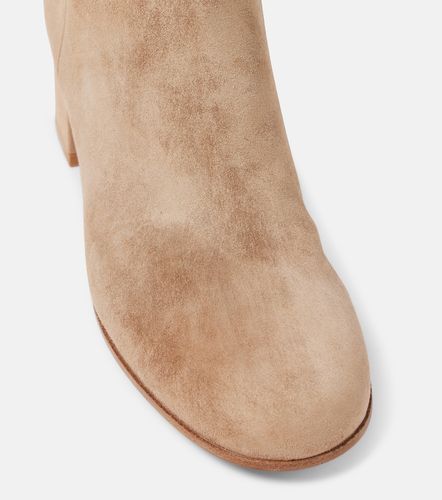 Suede knee-high boots - Gianvito Rossi - Modalova