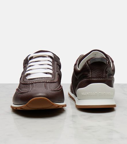 Monili leather sneakers - Brunello Cucinelli - Modalova