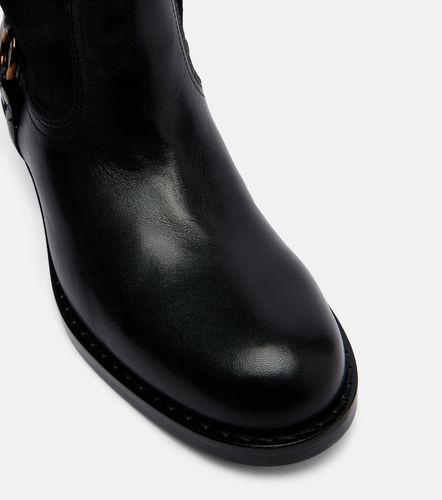 Ildra 35 leather and suede ankle boots - Isabel Marant - Modalova