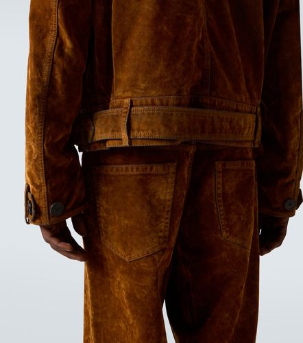 Vassel belted cotton biker jacket - Dries Van Noten - Modalova