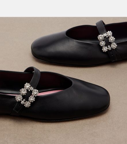 Bailarinas Roundy Toe de piel adornadas - Roger Vivier - Modalova