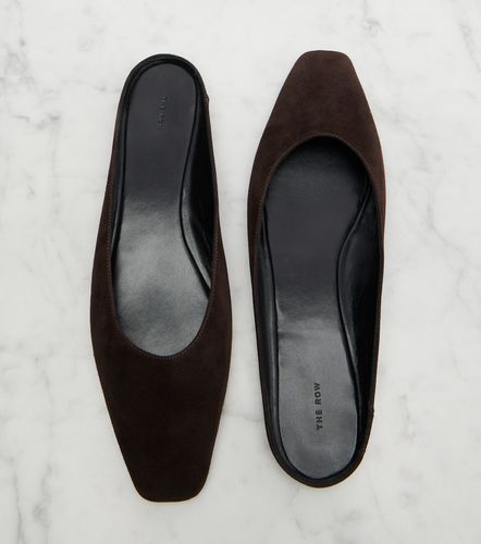 The Row June suede mules - The Row - Modalova