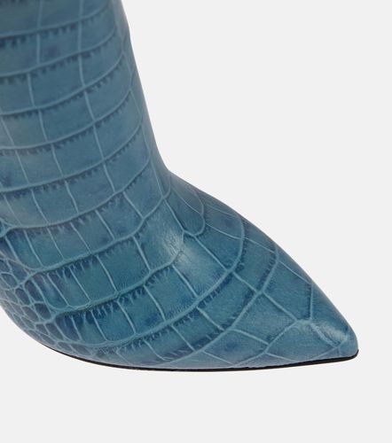Botas altas de piel efecto cocodrilo - Paris Texas - Modalova