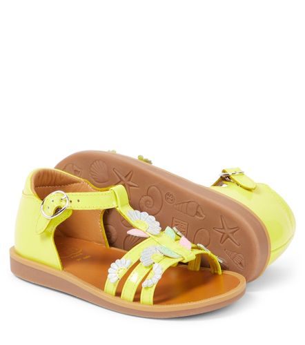 Sandalias Poppy Multi Daisy de piel - Pom d'Api - Modalova