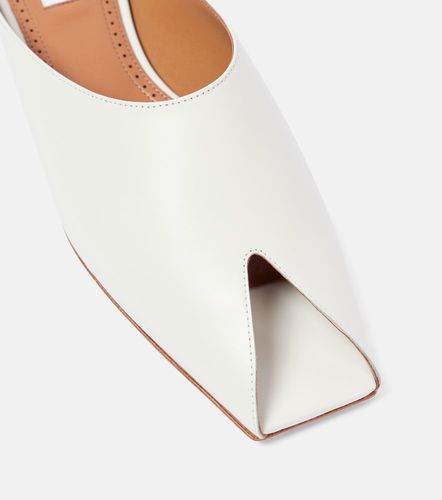 Alaïa Mules de piel con puntera abierta - Alaia - Modalova