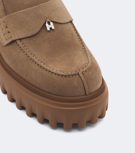 Hogan Suede platform loafers - Hogan - Modalova