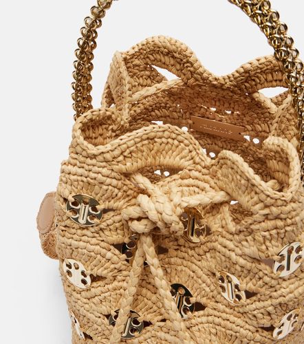 Rabanne Embellished raffia tote bag - Rabanne - Modalova