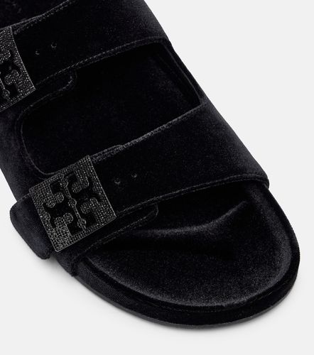 Mellow embellished velvet slides - Tory Burch - Modalova