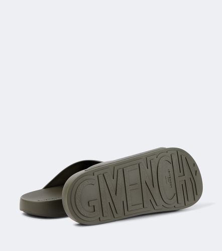 Givenchy Logo PU slides - Givenchy - Modalova