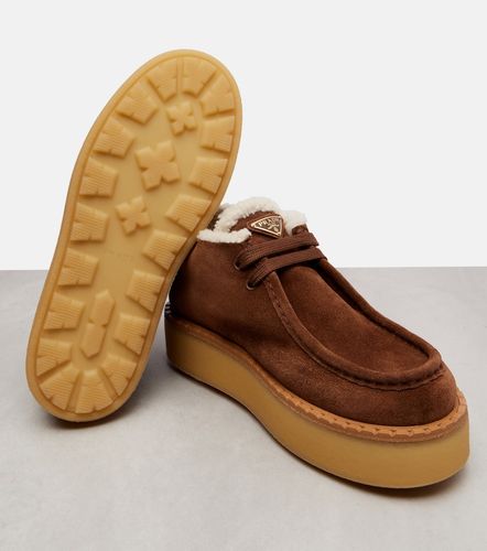 Botas desert con plataforma de ante - Prada - Modalova