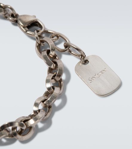 Bracciale a catena con logo - Saint Laurent - Modalova