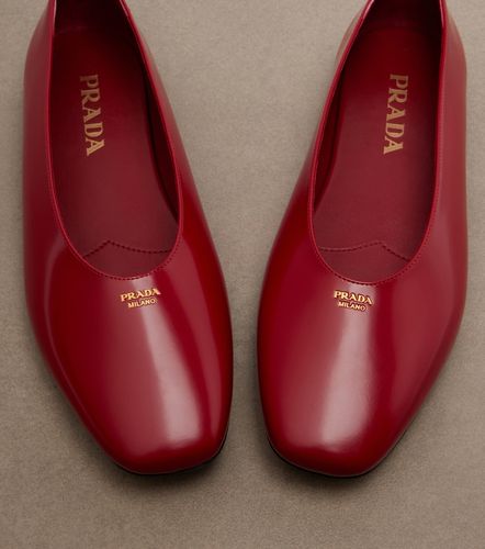 Prada Leather ballet flats - Prada - Modalova