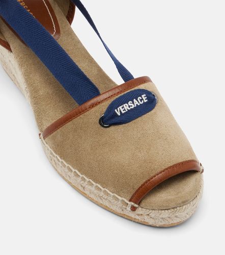 Sandali con zeppa Lola in suede - Versace - Modalova