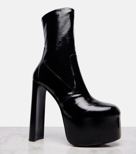 Botas con plataforma Billy 95 de piel - Saint Laurent - Modalova