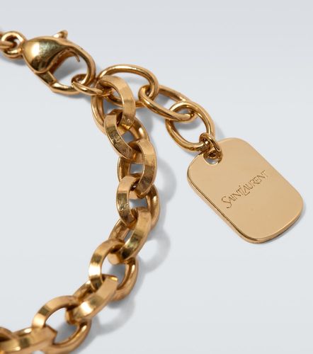 Pulsera de cadena con logo - Saint Laurent - Modalova
