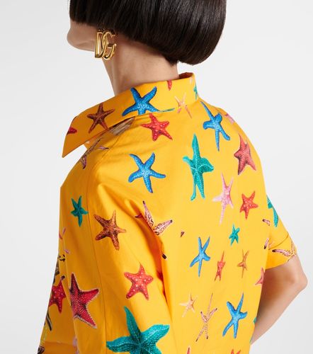 Camicia Capri in cotone con stampa - Dolce&Gabbana - Modalova