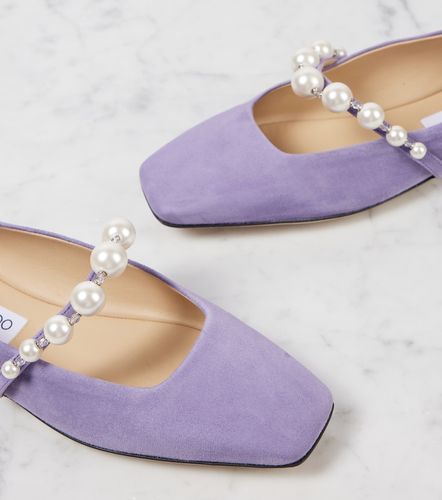 Ade embellished suede ballet flats - Jimmy Choo - Modalova