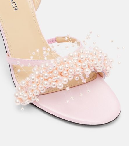 Floating Pearl 85 satin sandals - Mach & Mach - Modalova