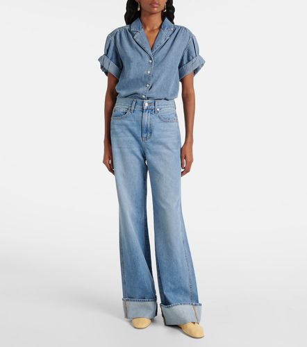 Jeans Taylor a gamba larga e vita alta - Veronica Beard - Modalova