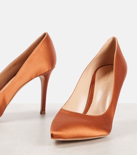 Gianvito 85 satin pumps - Gianvito Rossi - Modalova