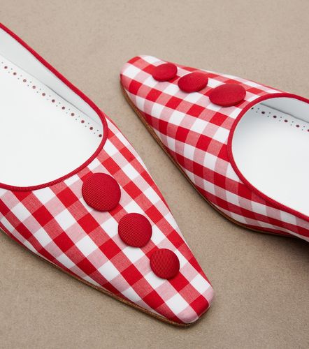 Manolo Blahnik Alexa gingham pumps - Manolo Blahnik - Modalova