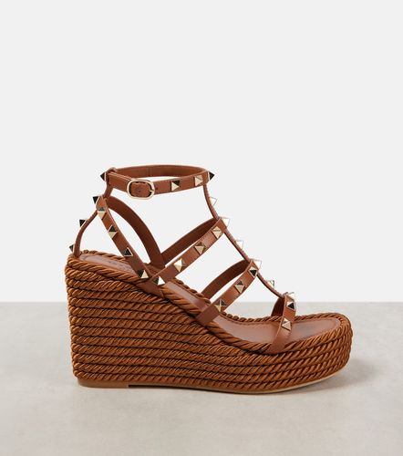 Espadrillas Rockstud Torchon 95 - Valentino Garavani - Modalova