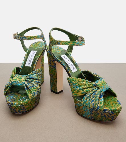 Sandali platform Heloise in broccato - Jimmy Choo - Modalova