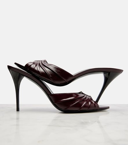 Mules Babylone Cassandre de piel - Saint Laurent - Modalova