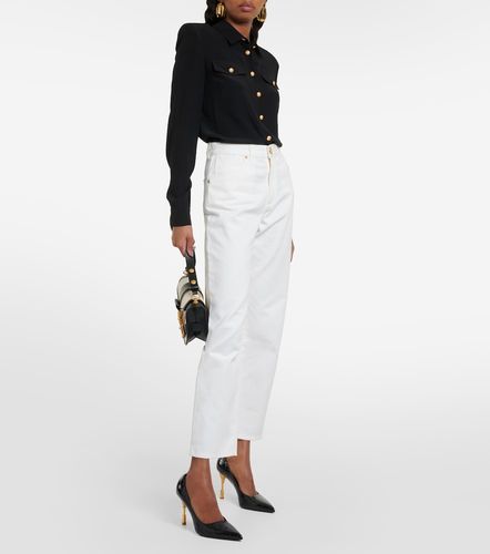 Balmain Jeans rectos de tiro alto - Balmain - Modalova