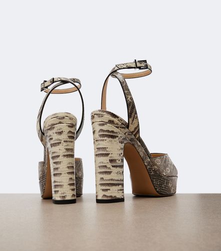 Sandali After 9 in pelle effetto serpente - Fendi - Modalova