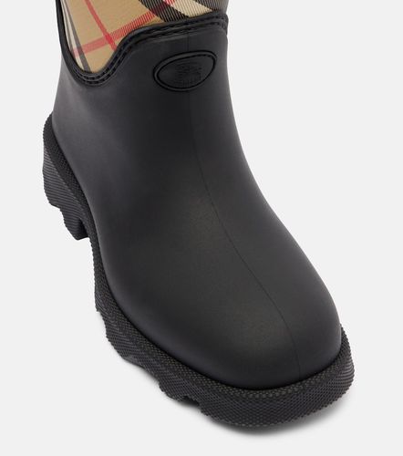 Marsh Check rain boots - Burberry - Modalova