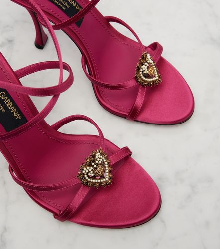 Devotion 105 embellished satin sandals - Dolce&Gabbana - Modalova