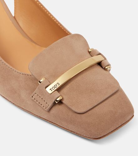 Tod's 50 suede slingback pumps - Tod's - Modalova