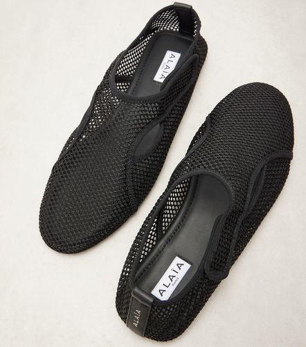 Alaia Fishnet slip-on shoes - Alaia - Modalova