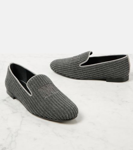 Mocasines de pana de terciopelo con logo - Max Mara - Modalova
